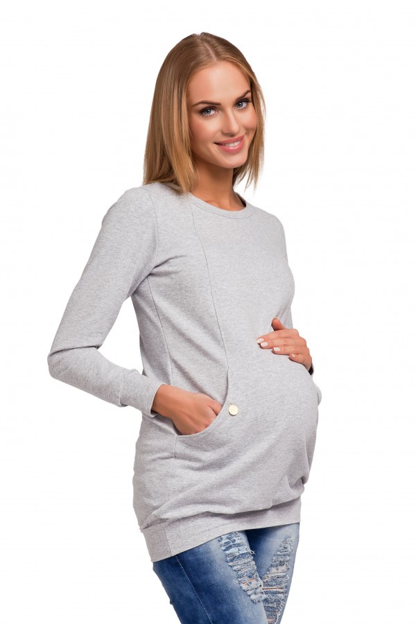 Długa bluza ciążowa
