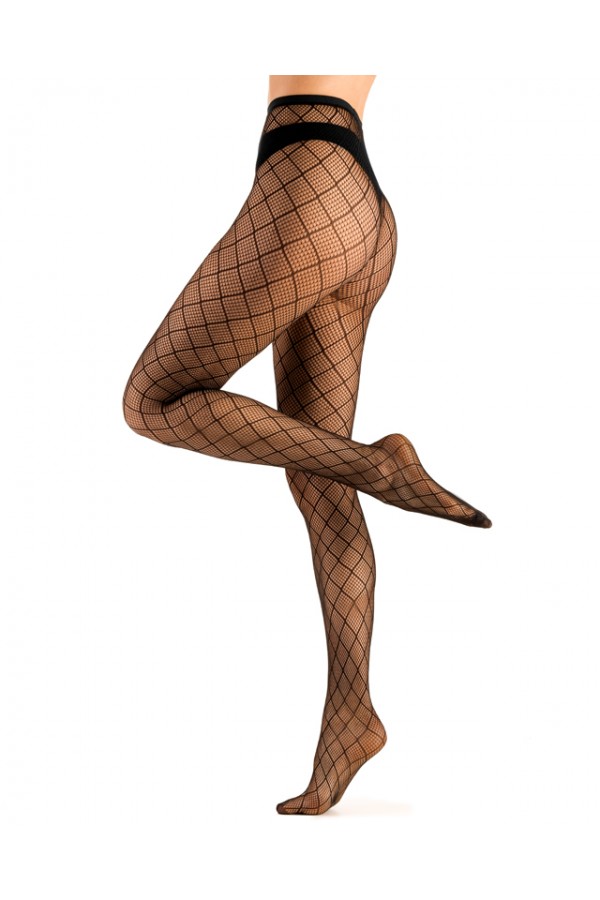 WOMEN'S FISHNET PATTERNED TIGHTS