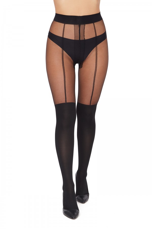 WOMEN'S TIGHTS WITH STRIPER AND...