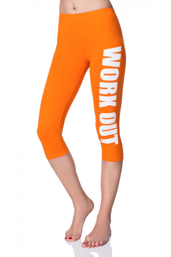 Women's 3/4 Work Out • Stretchy Leggings
